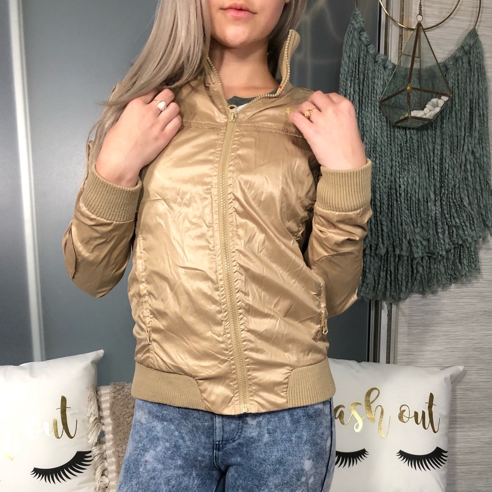 Gold puma jacket